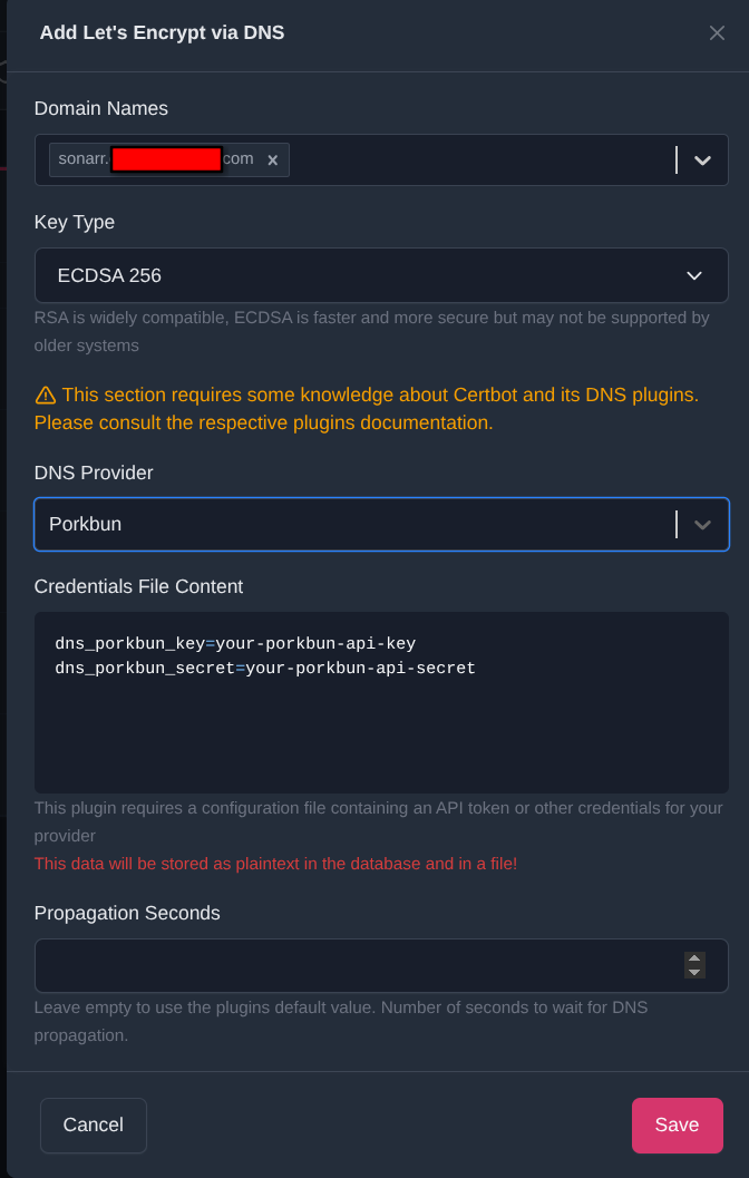 Add SSL Certificate
